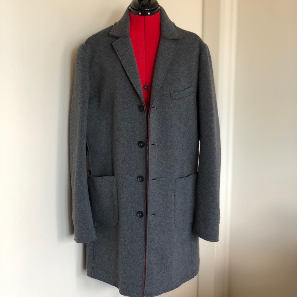 Mason’s Wool & Neoprene Overcoat